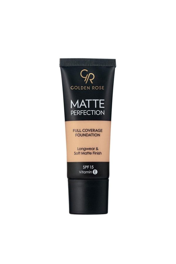 کرم فاندیشن اورجینال برند Golden rose مدل Matte Perfection Foundation کد 716180337