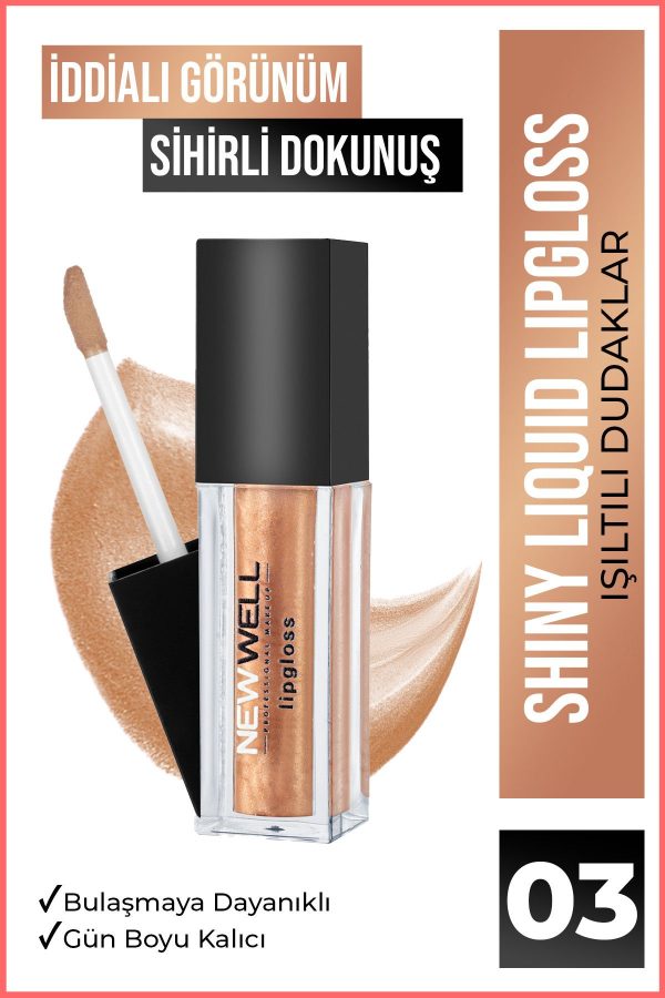 رژ لب اورجینال برند New well مدل New Well Shiny Liquid Lipstick کد 639367543