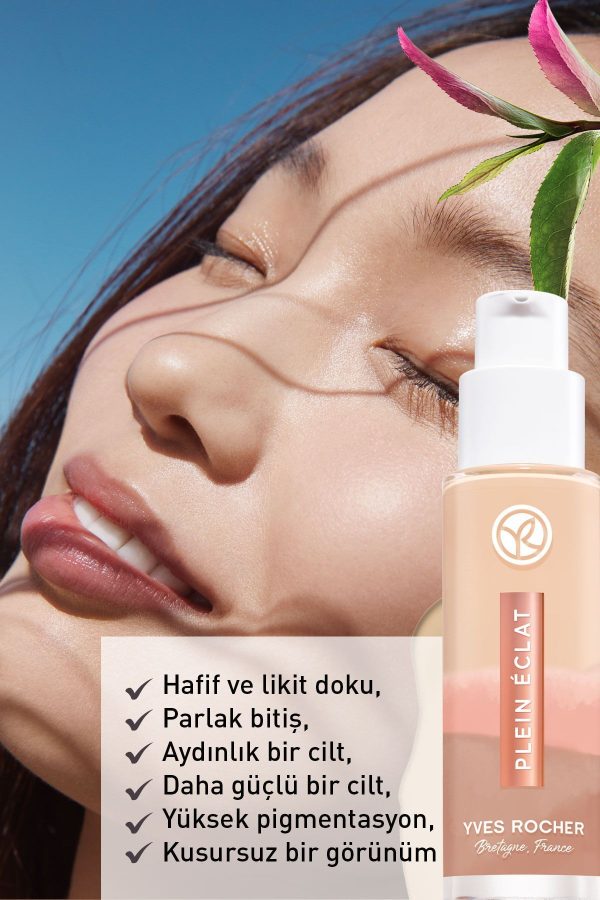 کرم فاندیشن اورجینال برند Yves rocher مدل Detoks Etkili Işıltı Veren Fondöten کد 148464241 - Image 4