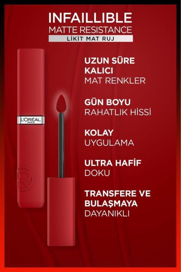 رژ لب اورجینال برند L oreal paris کد 751640373 - Image 5
