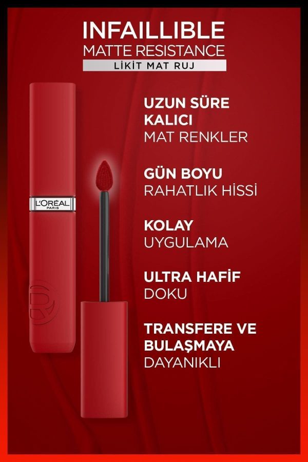 رژ لب اورجینال برند L oreal paris کد 751699806 - Image 5