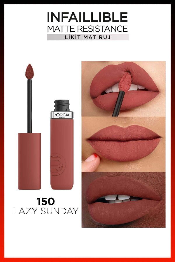 رژ لب اورجینال برند L oreal paris کد 751699806 - Image 7