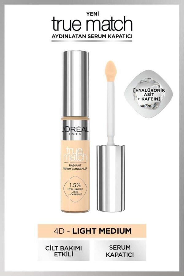 کانسیلر اورجینال برند L oreal paris مدل True Match Aydınlatan Serum Kapatıcı کد 820087530