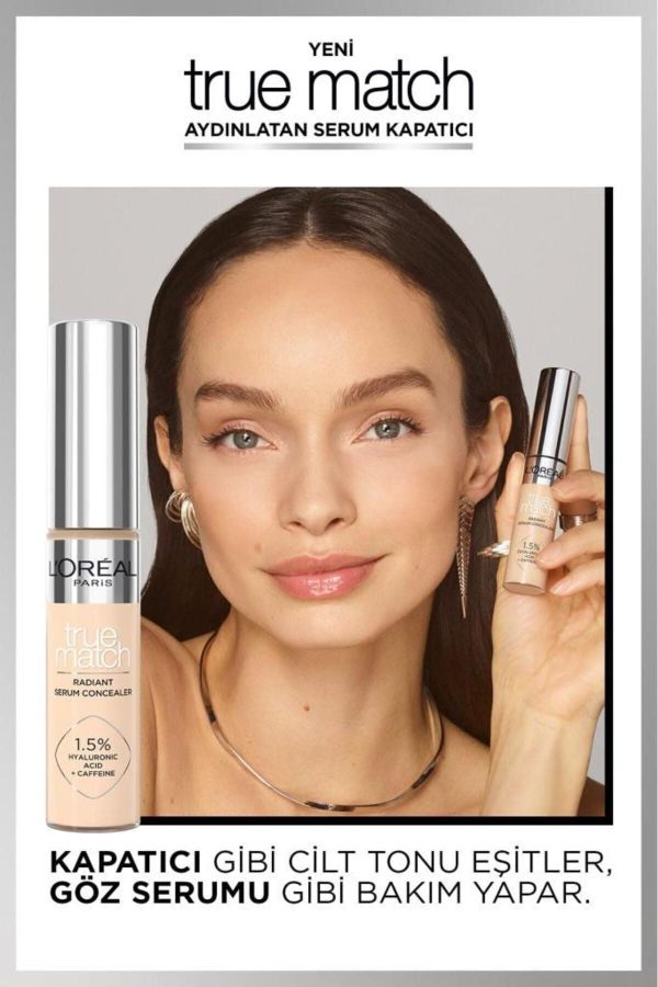کانسیلر اورجینال برند L oreal paris مدل True Match Aydınlatan Serum Kapatıcı کد 820087530 - Image 2