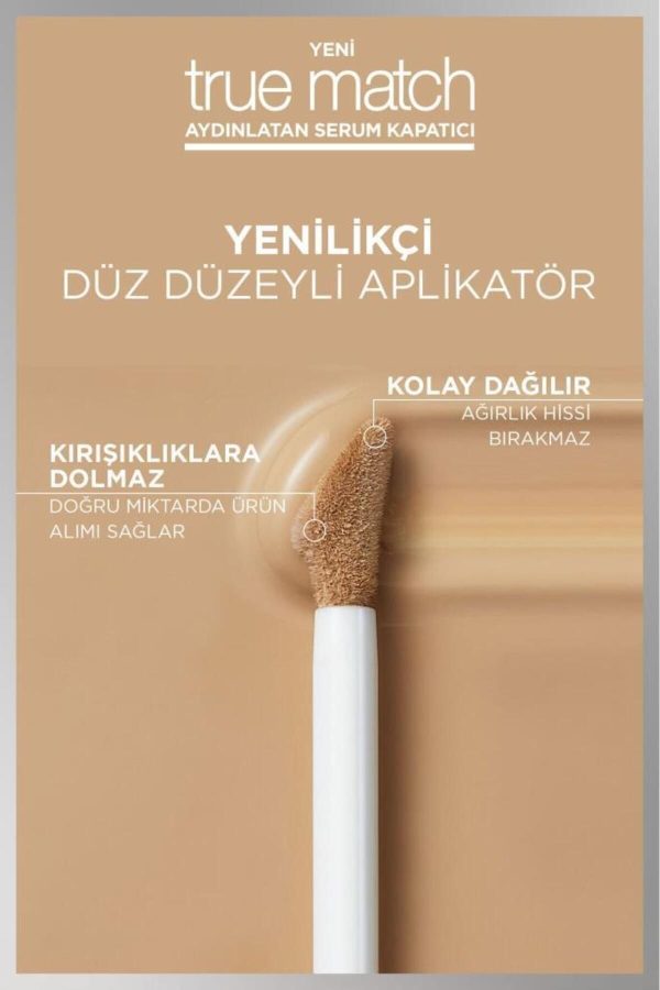 کانسیلر اورجینال برند L oreal paris مدل True Match Aydınlatan Serum Kapatıcı کد 820087530 - Image 5