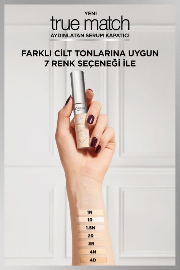کانسیلر اورجینال برند L oreal paris مدل True Match Aydınlatan Serum Kapatıcı کد 820087530 - Image 7