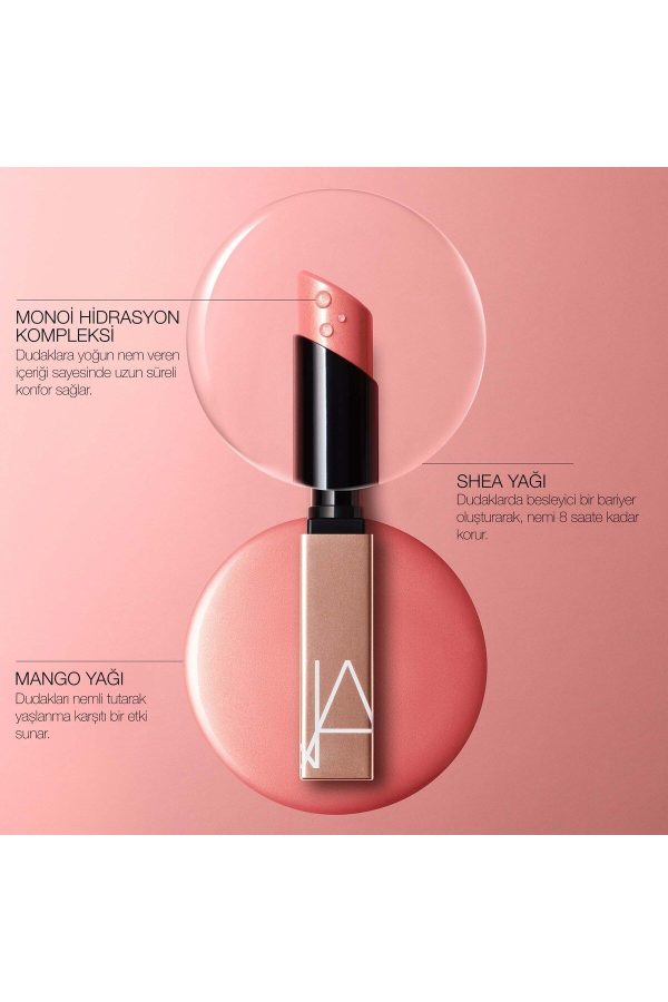 رژ لب اورجینال برند Nars مدل Afterglow Sensual Shine Lipstick کد 828607331 - Image 6