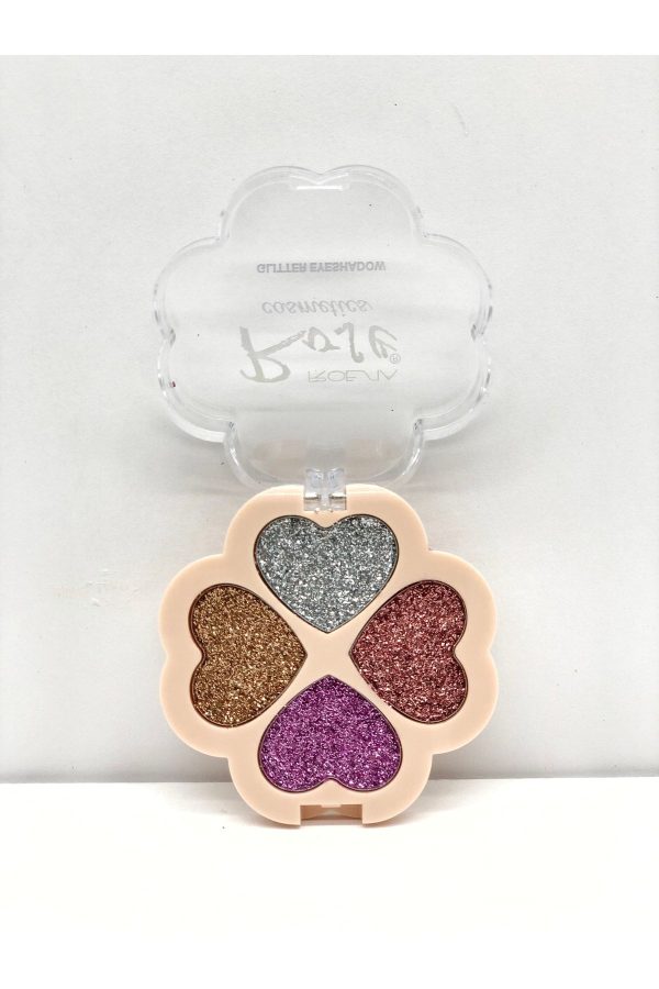 سایه چشم اورجینال برند Cosha beauty مدل 4'lü Kalpli Glitter کد 642480323