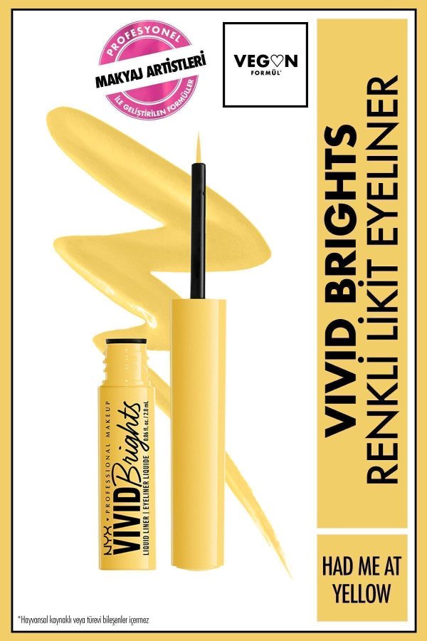 آیلاینر اورجینال برند Nyx professional makeup مدل Vivid Brights Likit Eyeliner کد 733831628