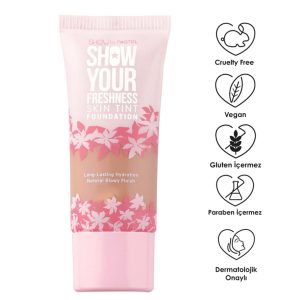 کرم فاندیشن اورجینال برند Pastel مدل Your Freshness Skin Tint Foundation کد 747834543