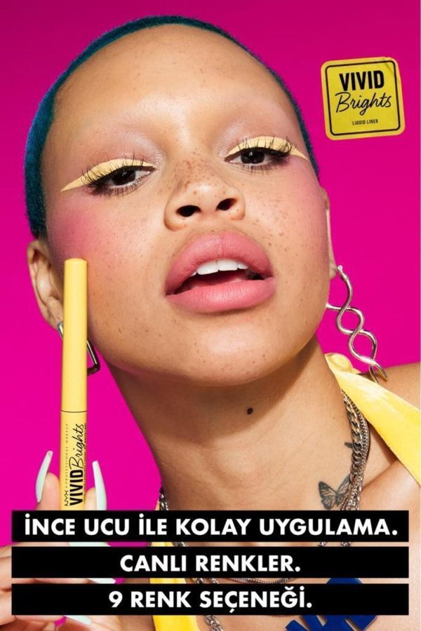 آیلاینر اورجینال برند Nyx professional makeup مدل Vivid Brights Likit Eyeliner کد 733831628 - Image 2