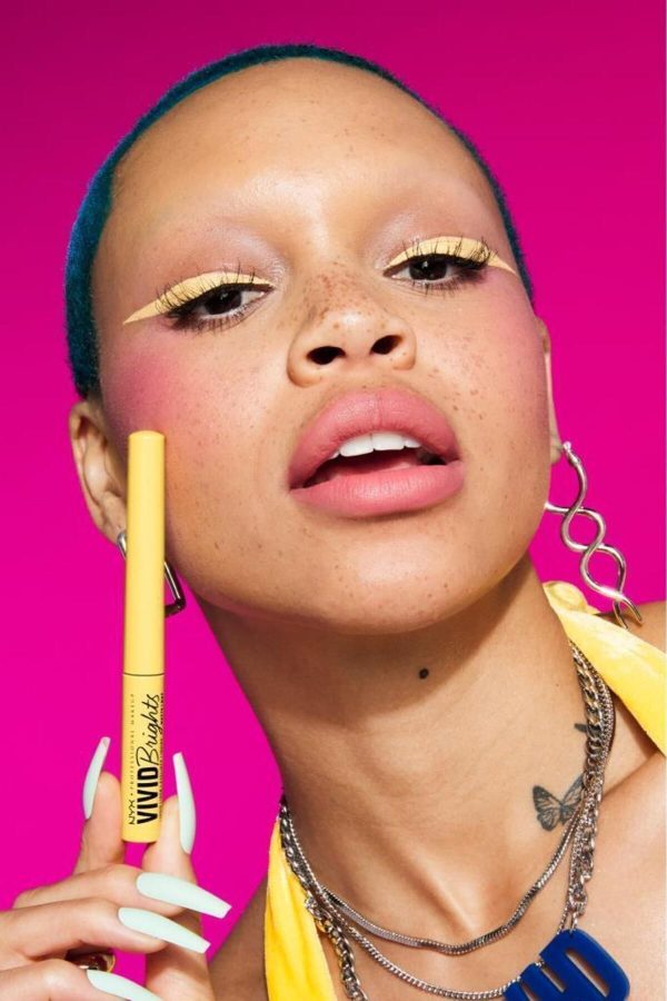 آیلاینر اورجینال برند Nyx professional makeup مدل Vivid Brights Likit Eyeliner کد 733831628 - Image 4