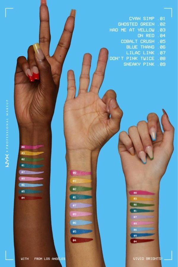 آیلاینر اورجینال برند Nyx professional makeup مدل Vivid Brights Likit Eyeliner کد 733831628 - Image 7