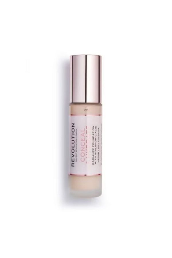 کرم فاندیشن اورجینال برند Revolution مدل Conceal & Hydrate F5 Foundation کد 786175757 - Image 2