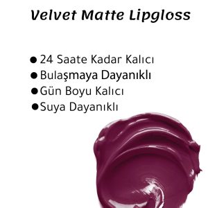 رژ لب اورجینال برند Viviana مدل Velvet Matt Long Lasting Lipgloss کد 819582359