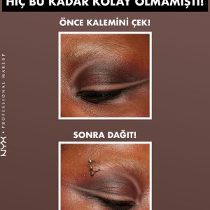 خط چشم اورجینال برند Nyx professional makeup مدل Epic Smoke Liner کد 249620556
