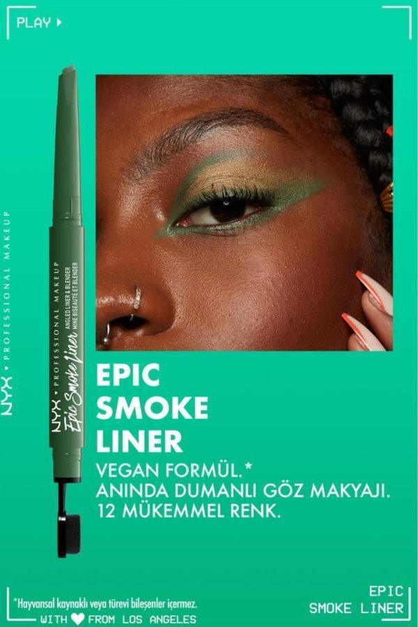 خط چشم اورجینال برند Nyx professional makeup مدل Epic Smoke Liner کد 249620258 - Image 3
