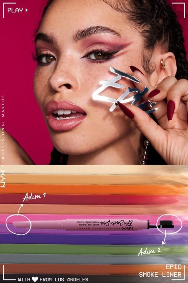خط چشم اورجینال برند Nyx professional makeup مدل Epic Smoke Liner کد 249620168 - Image 5