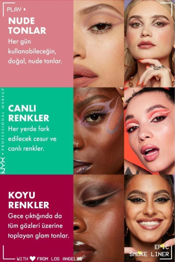 خط چشم اورجینال برند Nyx professional makeup مدل Epic Smoke Liner کد 249620168 - Image 7