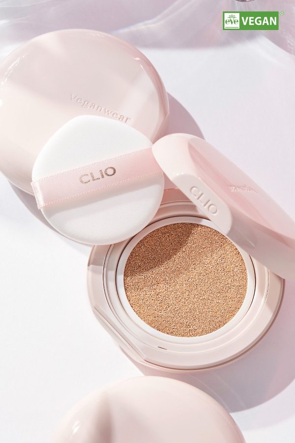 کرم فاندیشن اورجینال برند Clio مدل Veganwear Pure Blurring Cushion+Refill کد 826528927
