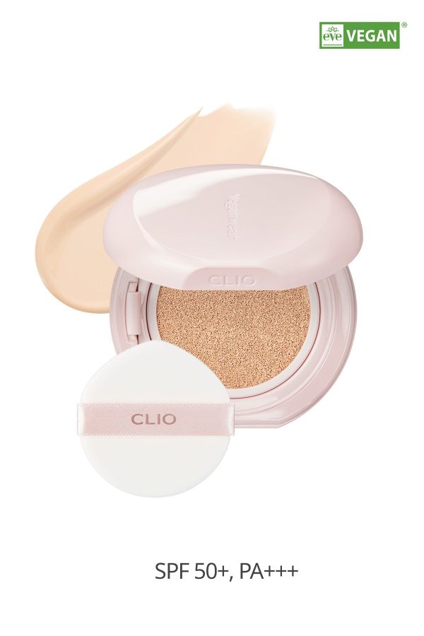 کرم فاندیشن اورجینال برند Clio مدل Veganwear Pure Blurring Cushion+Refill کد 826528783