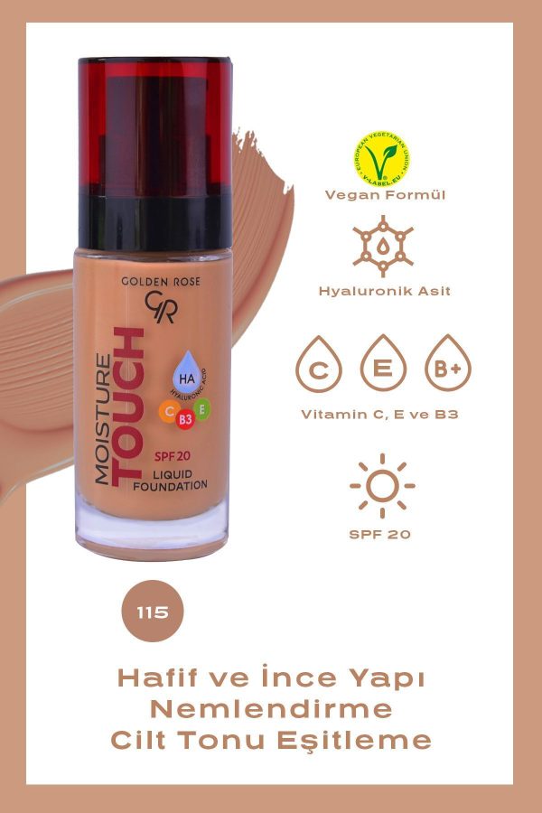 کرم فاندیشن اورجینال برند Golden rose کد 819401975