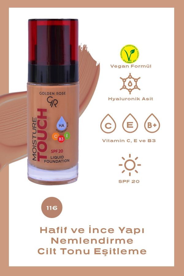 کرم فاندیشن اورجینال برند Golden rose کد 819394636