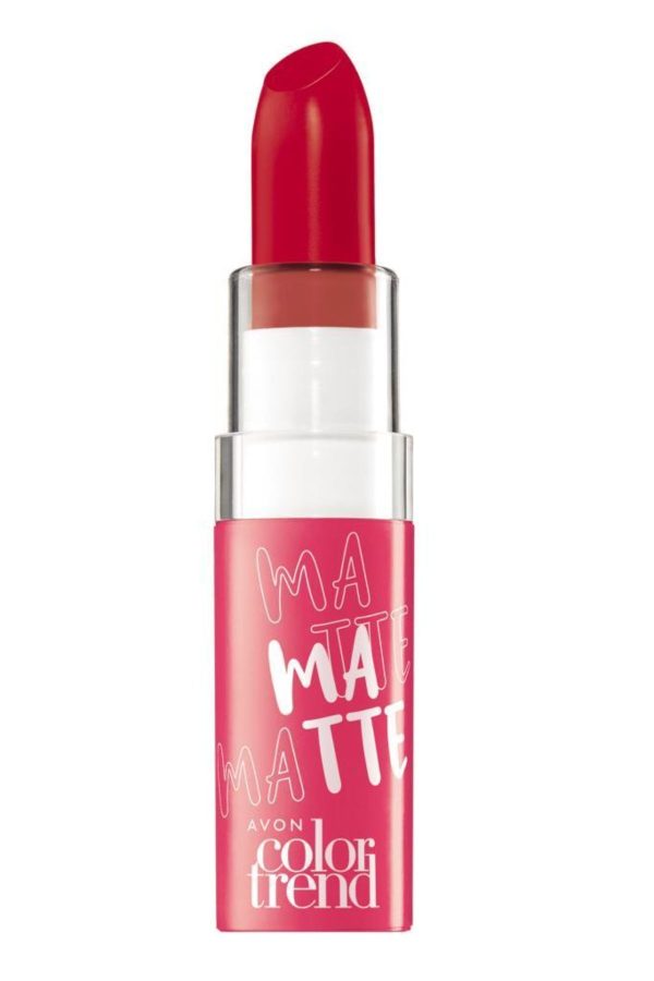 رژ لب اورجینال برند Avon مدل Matte Legend Ruj Classic Red کد 42661408