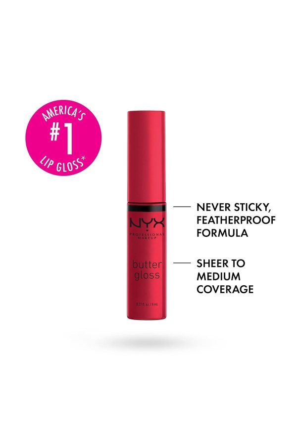 برق لب اورجینال برند Nyx مدل Butter Gloss کد 788215674