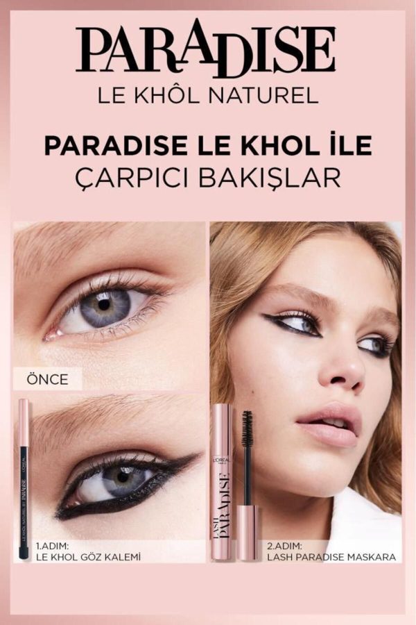 خط چشم اورجینال برند L oreal paris مدل Paradise Le Khol Göz Kalemi کد 339484335 - Image 7