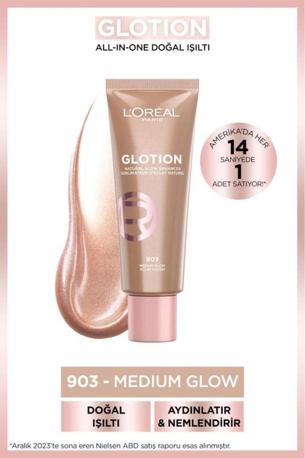 کرم روشن کننده اورجینال برند L oreal paris مدل Glotion All-in-one Doğal Işıltı کد 820165977