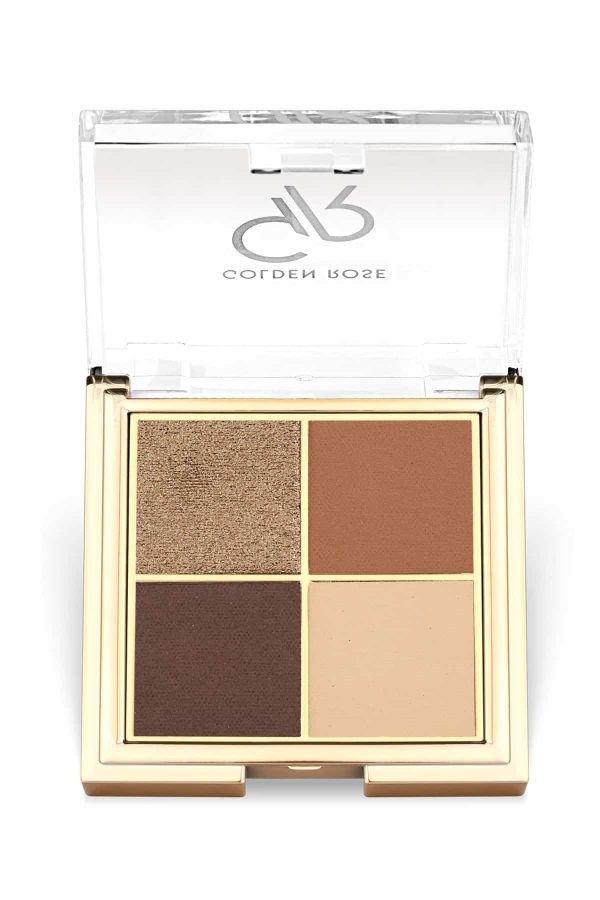 سایه چشم اورجینال برند Golden rose مدل Quattro Eyeshadow Palette No: 04 کد 734132292