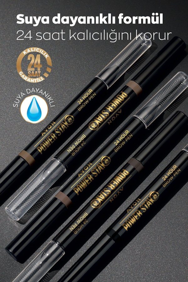 ریمل ابرو اورجینال برند Avon مدل Power Stay Kaş Kalemi Blonde کد 359356374 - Image 3