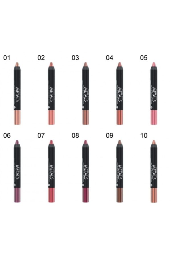 رژ لب اورجینال برند Golden rose مدل Matte Lip Crayon Ruj کد 230180365 - Image 2