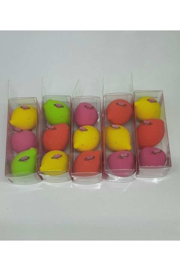 برس اورجینال برند Rbs kozmetik مدل 3 Lü Mini Makyaj Sünger کد 651228683 - Image 2