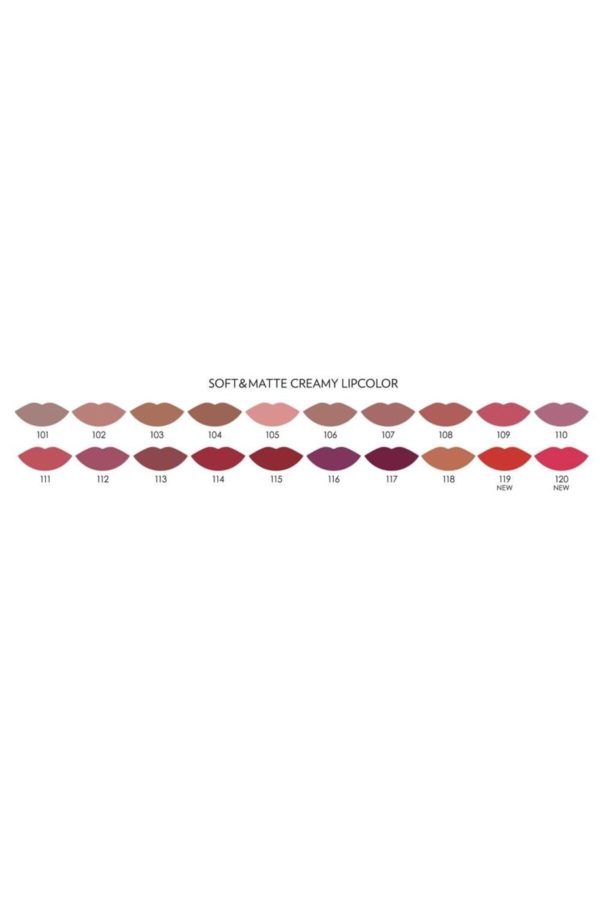 رژ لب اورجینال برند Golden rose مدل Soft & Matte Creamy Lipcolor کد 230925073 - Image 2