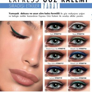 خط چشم اورجینال برند Farmasi مدل Make Up Express Göz Kalemi کد 82177752