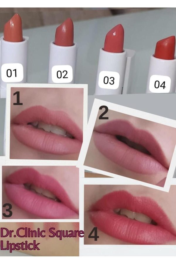 رژ لب اورجینال برند Dr clinic مدل Clinic Square Lipstick کد 711019494 - Image 2