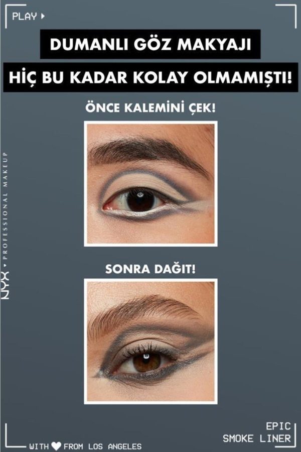 خط چشم اورجینال برند Nyx مدل Epic Smoke Liner Göz Kalemi کد 381248973 - Image 2