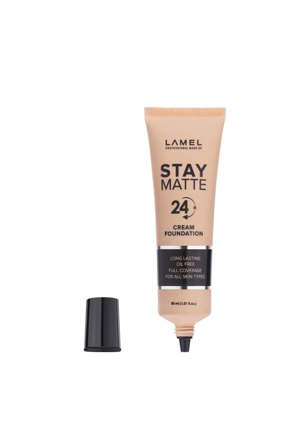 کرم فاندیشن اورجینال برند Lamel cosmetics مدل Stay Mat Fondöten کد 645947132 - Image 2