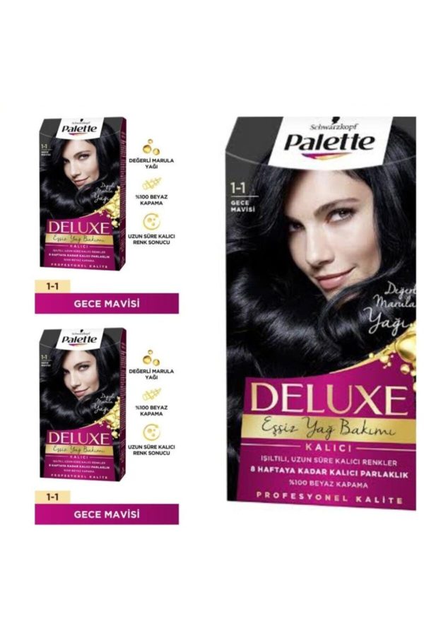 رنگ مو اورجینال برند Palette مدل Palette Deluxe Saç Boyası 1-1 کد 87169389