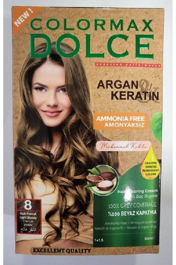 رنگ مو اورجینال برند Colormax dolce مدل DOLCE Colormax Amonyaksız Saç Boyası کد 231764718