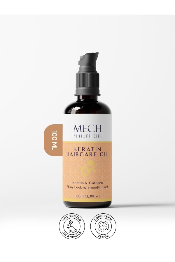 روغن و سرم مو اورجینال برند Mech perfect line مدل Keratin hair oil کد 762941888 - Image 2