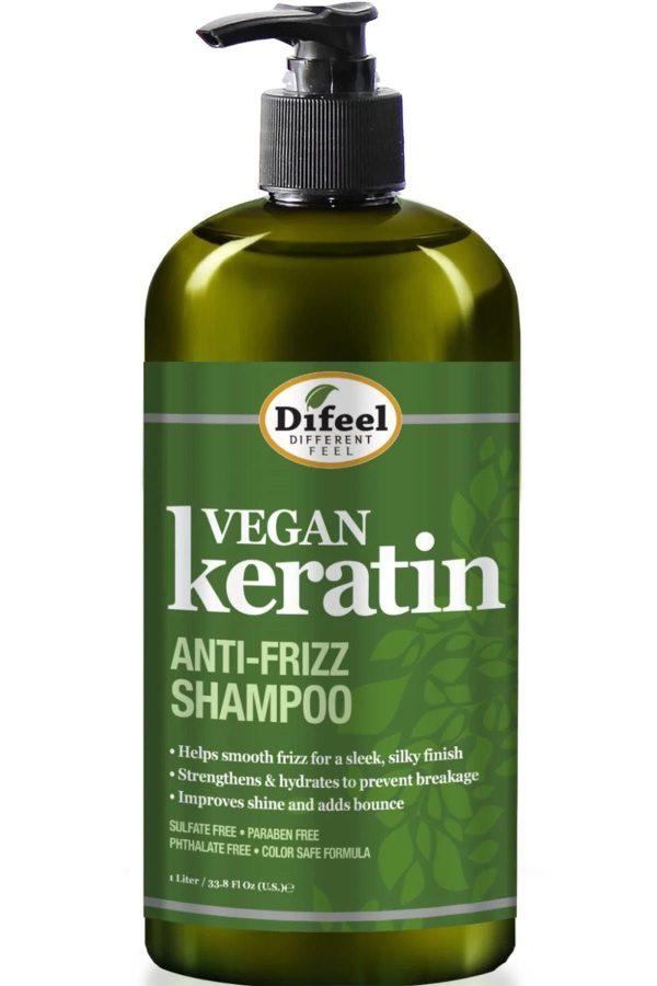 شامپو اورجینال برند Difeel مدل Keratin Anti-Frizz Shampoo 1lt کد 347667648