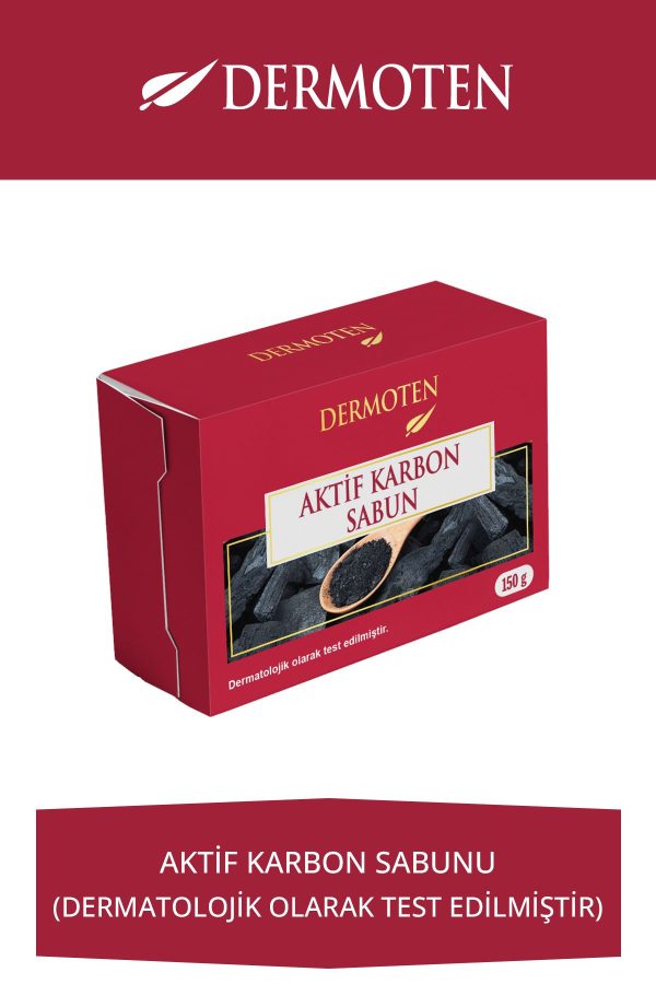 صابون جامد اورجینال برند Dermoten مدل Aktif Karbon Sabun 150 Gr کد 184104262
