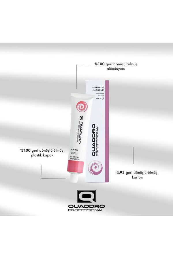 رنگ مو اورجینال برند Quaddro professional مدل QUADRRO PROFESSIONEL کد 828495113 - Image 2