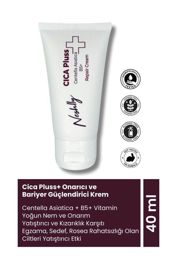 کرم صورت اورجینال برند Neshlly natural مدل Cica Pluss+ Repair Cream (40ml) کد 744464847