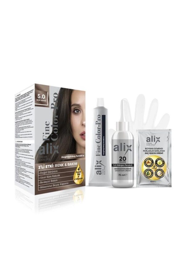 رنگ مو اورجینال برند Alix مدل Saç Boyası Kiti 50 ml کد 162080953 - Image 2