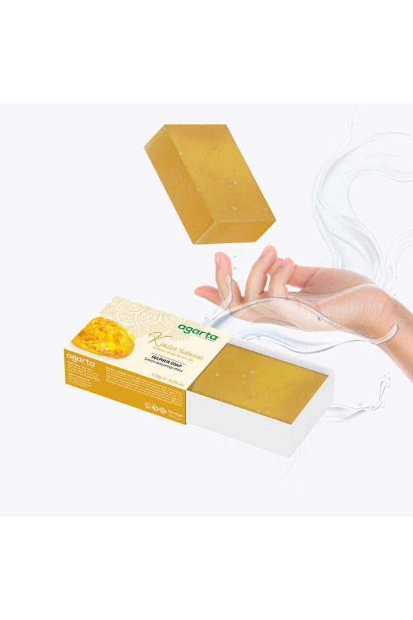 صابون جامد اورجینال برند Agarta مدل Sulfur Soap Natural 150 gr کد 36464967