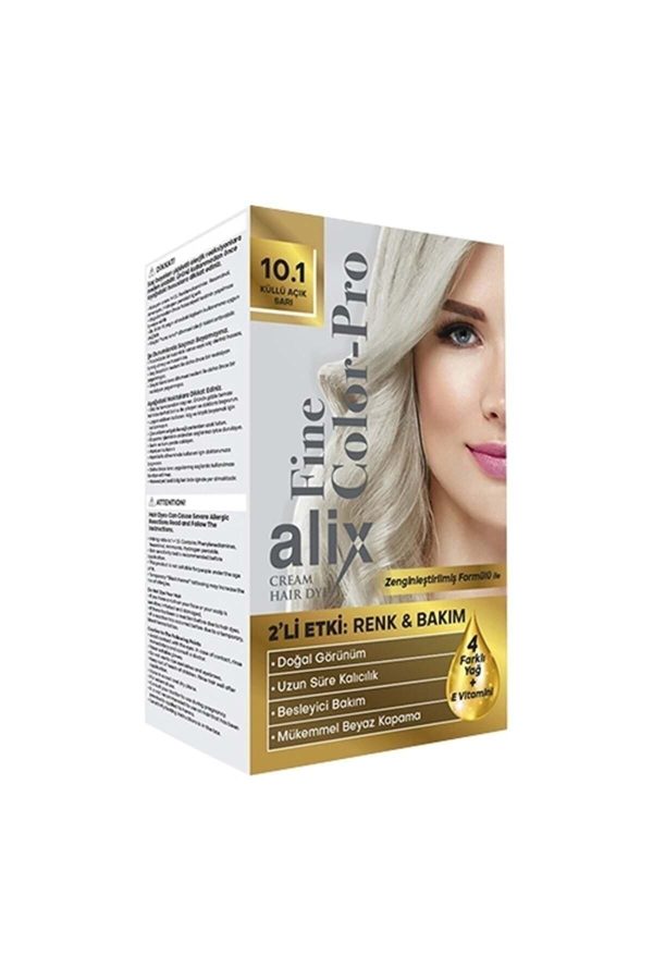 رنگ مو اورجینال برند Alix مدل 50ml Kit Saç Boyası 101 کد 159083103